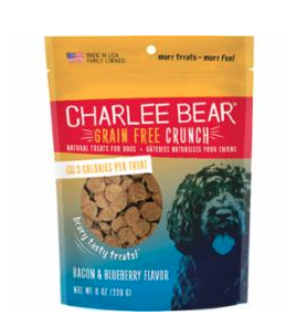 Charlee Bear - Grain Free Crunch 8oz - Bacon & Blueberry