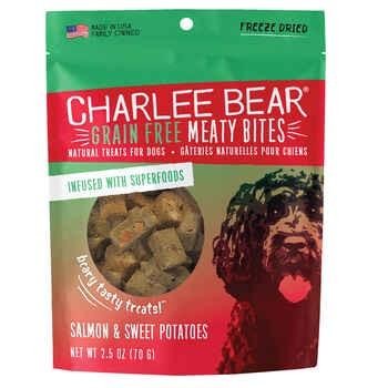 Charlee Bear - Meaty Bites 2.5oz - Salmon & Sweet Potato