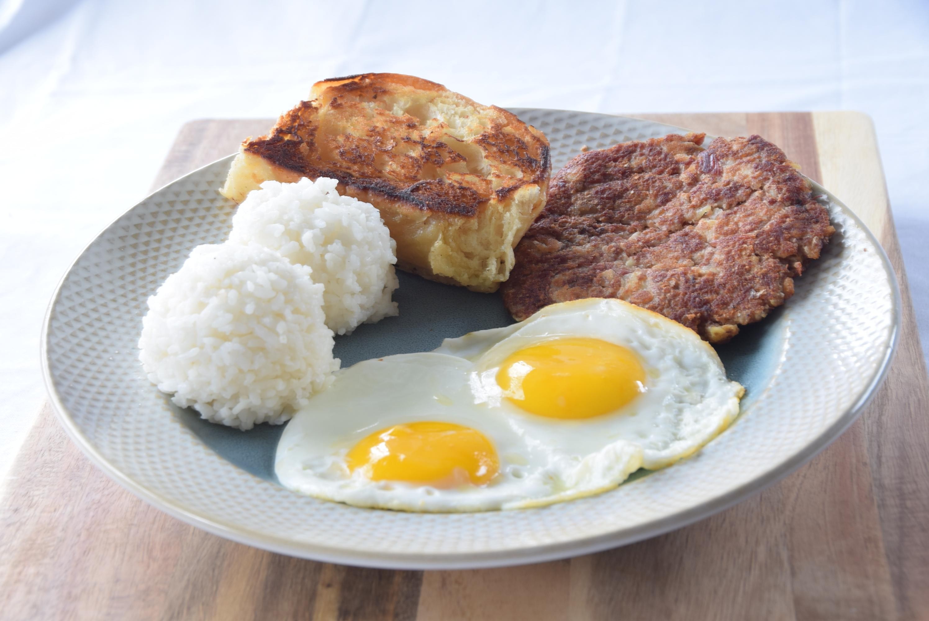 Corned Beef Hash and Eggs Plate