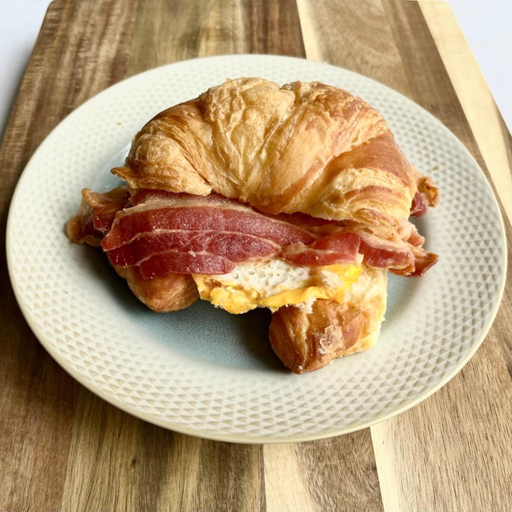 Croissant Breakfast Sandwich with Potato