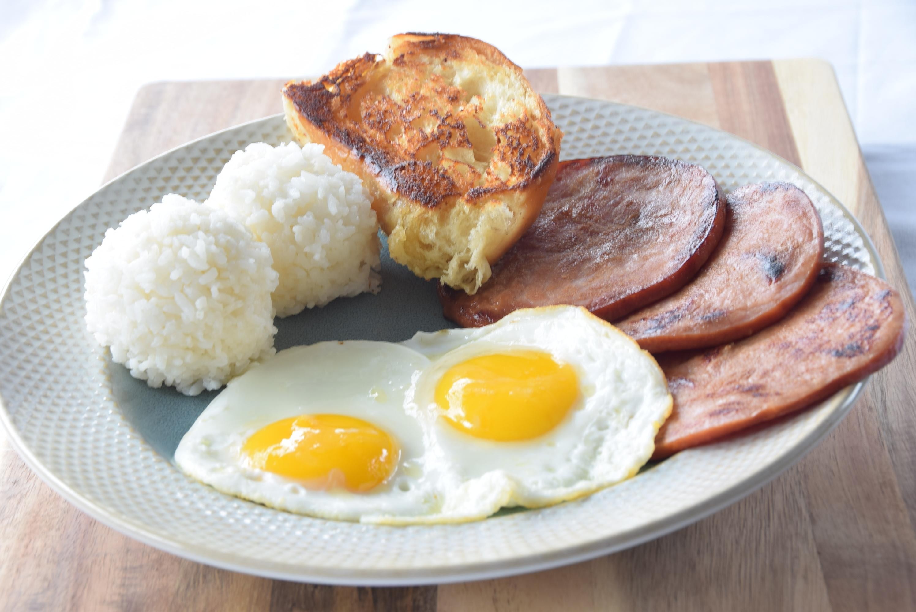 Ham and Eggs Plate