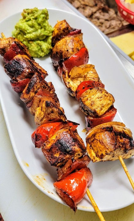 Chicken skewers (Pincho de pollo)