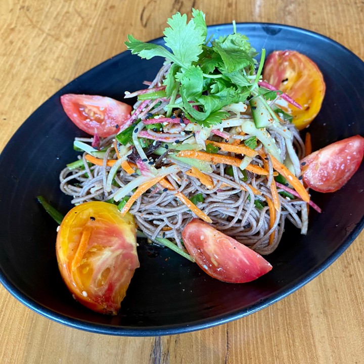 Cold Soba & Heirloom Tomatoes