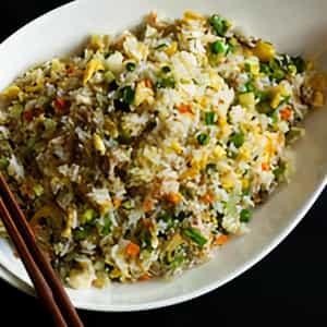 Vegetarian Yangzhou Fried Rice (v, gf)