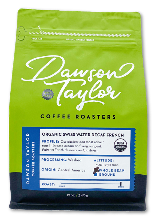 Organic Swiss Water Decaf French Roast