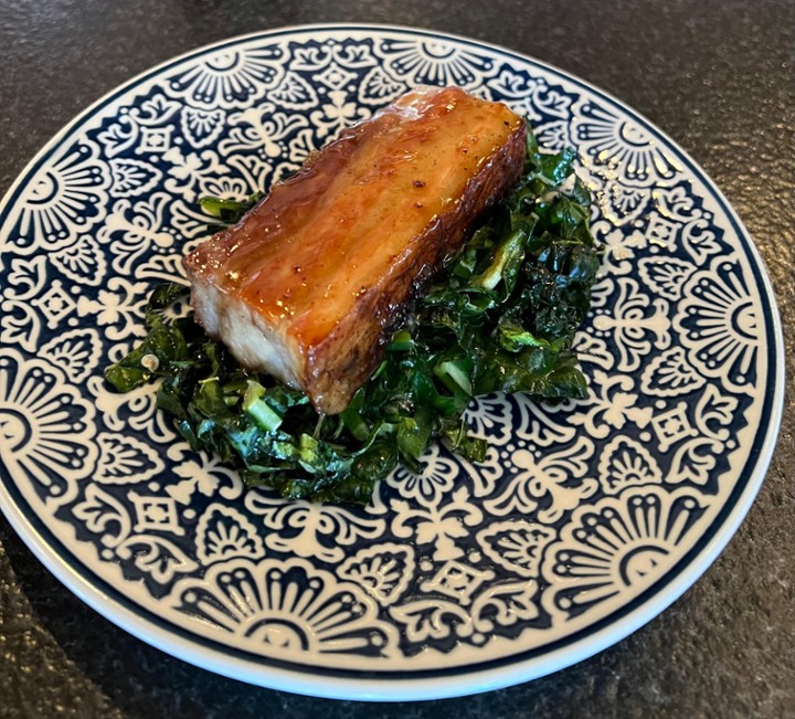 Bourbon Glazed Pork Belly