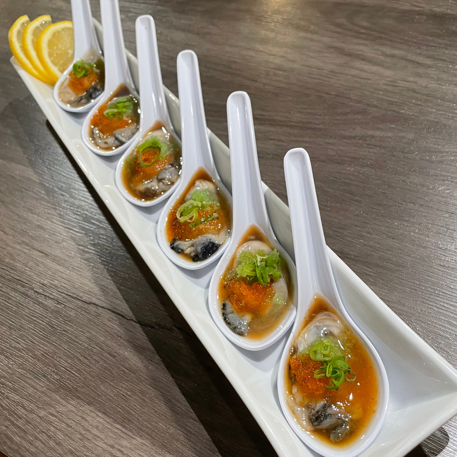 Ponzu Oyster Shooters