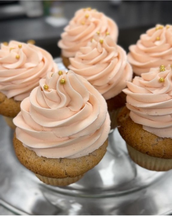 Pink Champagne Cupcakes