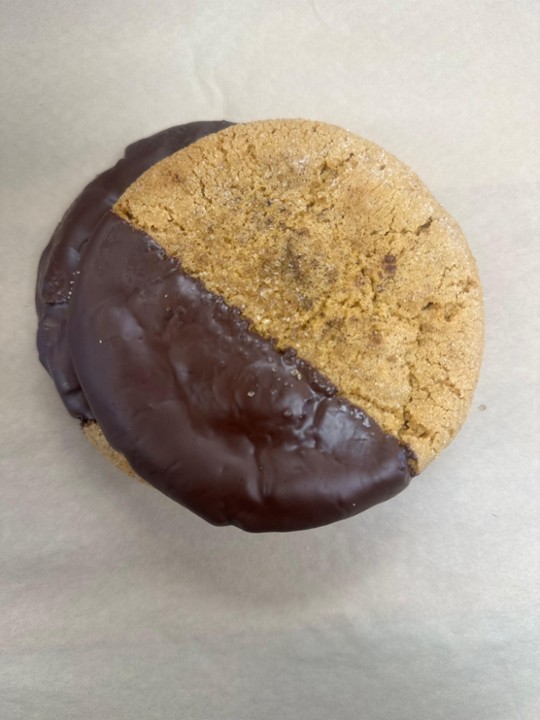 Chocolate Dipped Peanut Butter Cookie