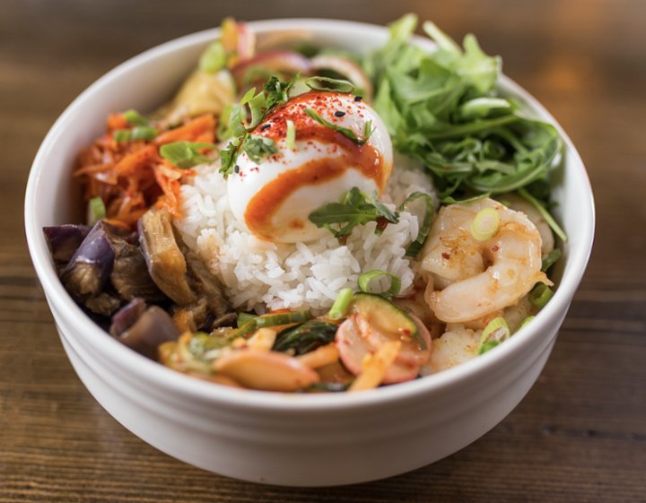 Shrimp Rice & Veggie Bowl