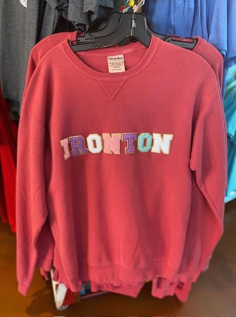 Chenille Ironton Sweatshirt - Hot Pink M
