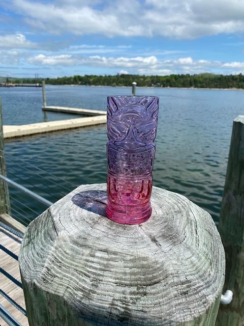 Tiki Mugs-Glass - Purple