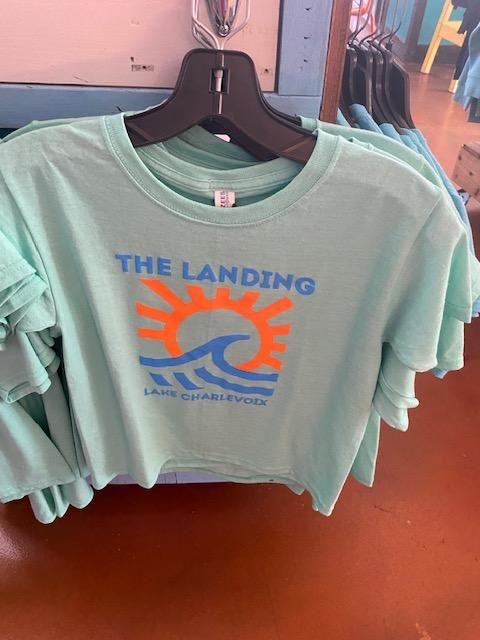 Kids The Landing Sun T-Shirts - Aqua XS