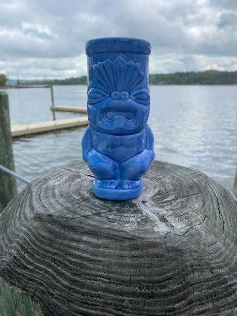 Tiki Mugs-Ceramic - Blue