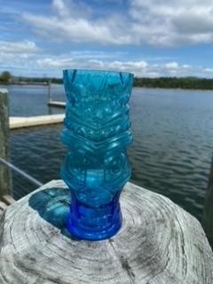 Tiki Mugs-Glass - Blue