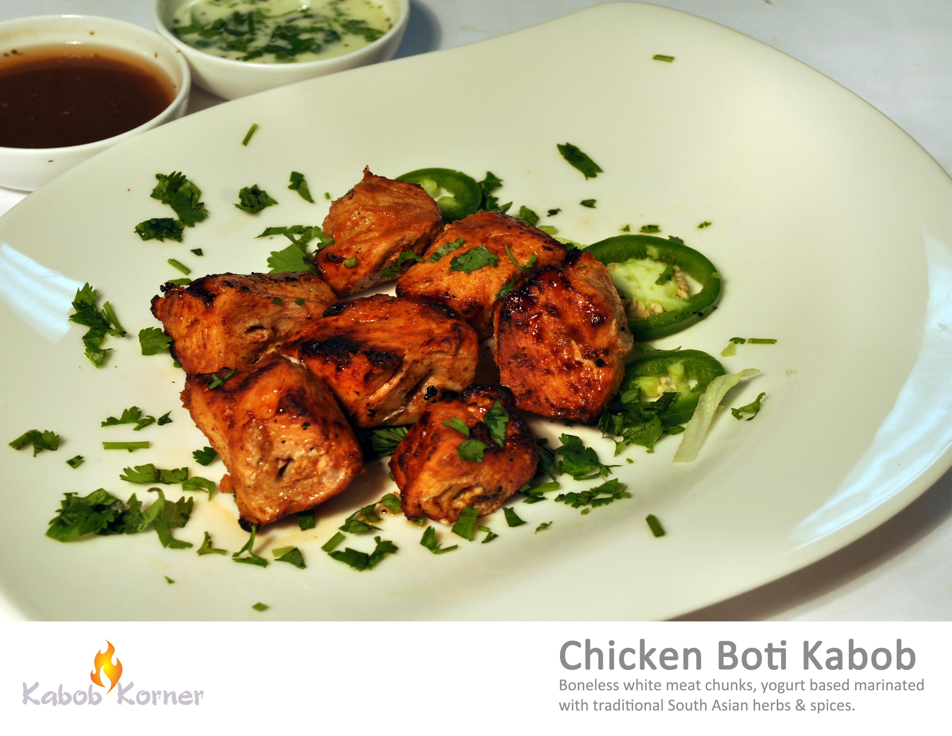 Chicken Botti Kabob PLATTER