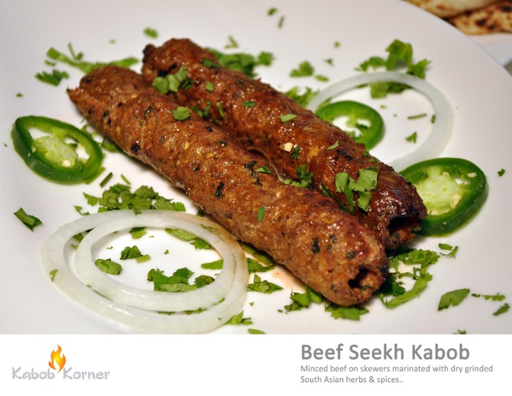 BEEF SEEKH KABOB PLATTER