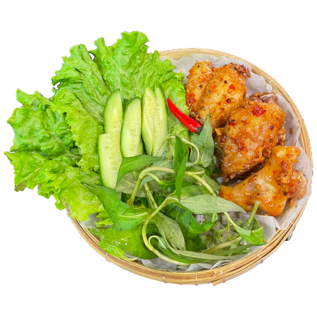 V10 Canh Ga Chien Toi Ot (Clili Garlic Chicken Wings)