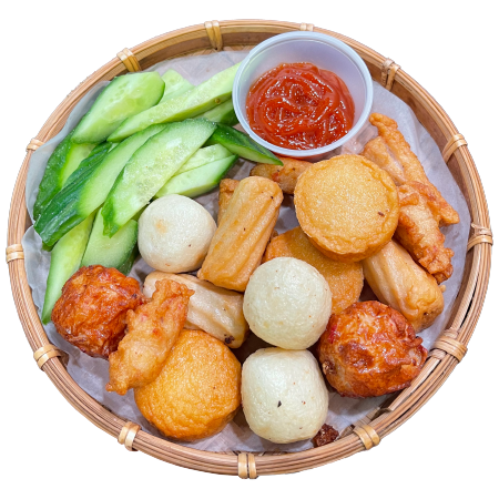 V11 Ca Vien Chien ((Shrimp, Fish, Meat Balls Platter)