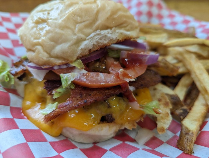Ozark Bacon Cheddar Burger