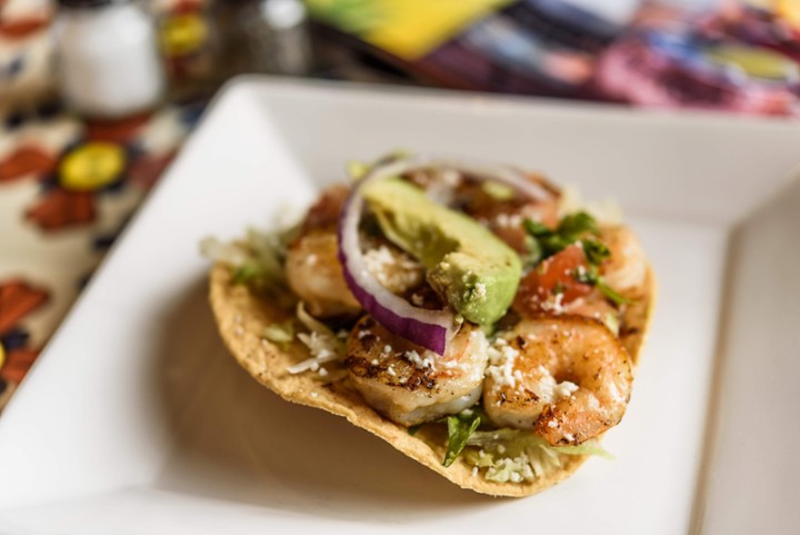 Shrimp Tostada