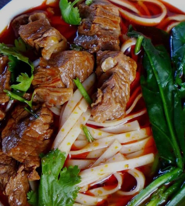 N2 Szechuan Style Spicy Beef Noodle Soup