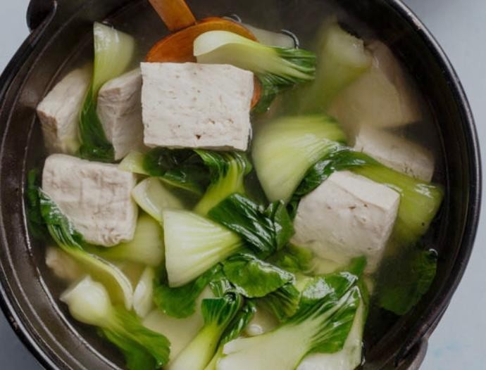 S1 Bok Choy Tofu Soup