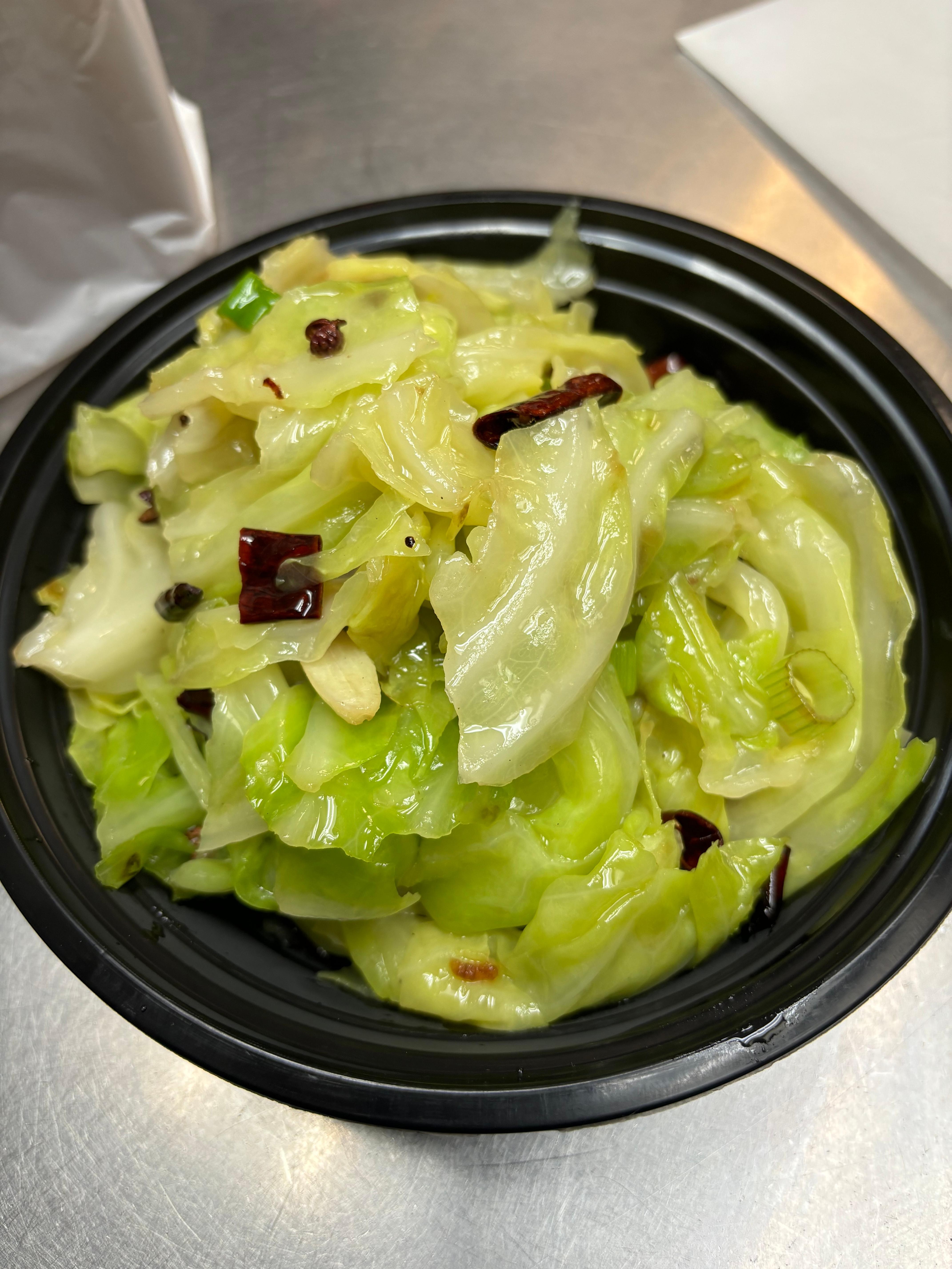 V3 Sauteed Cabbage w. Dry Pepper