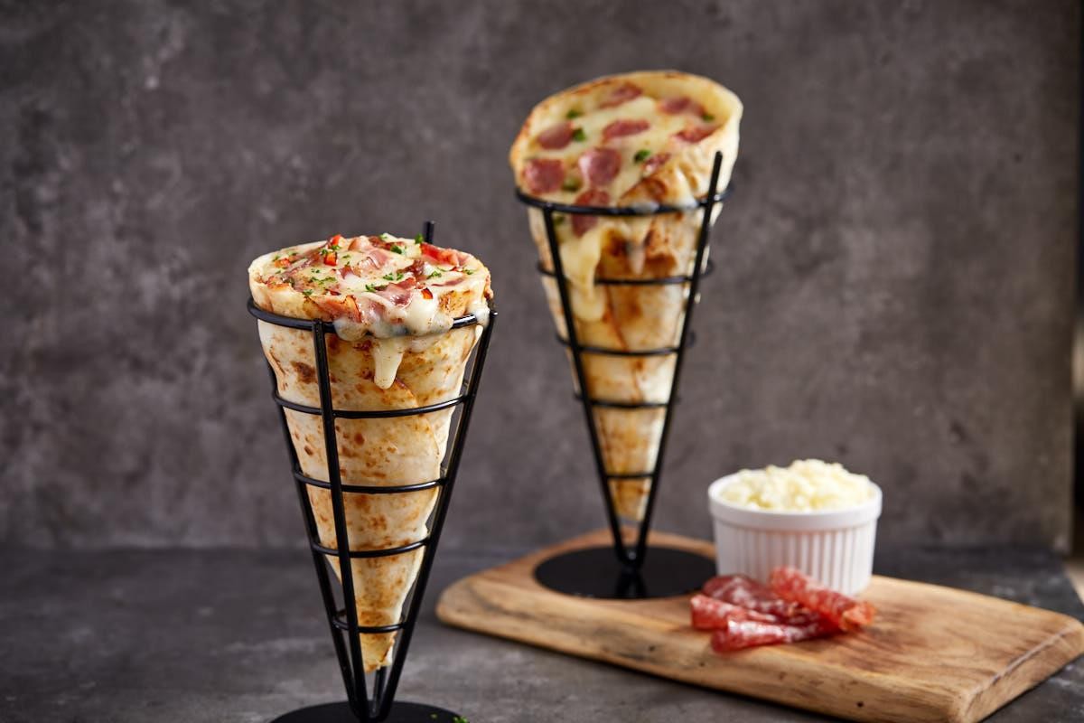 Cheese Pizza Cones