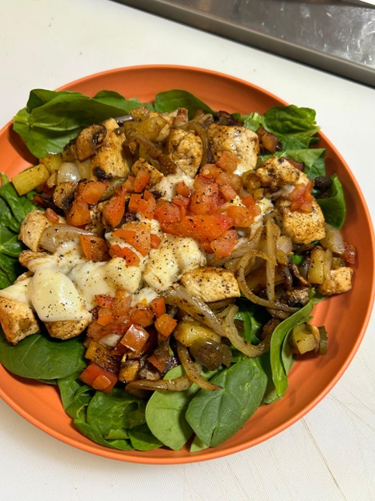 CHICKEN CHEESESTEAK SALAD