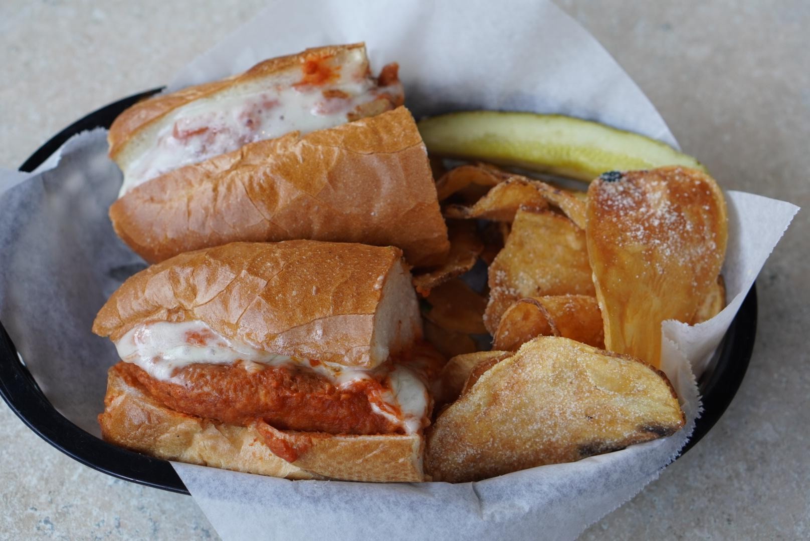 Chicken Parmigiana Sandwich