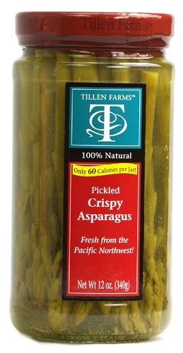 Tillen Farms Pickled Crispy Classic Asparagus Mild 12 Oz