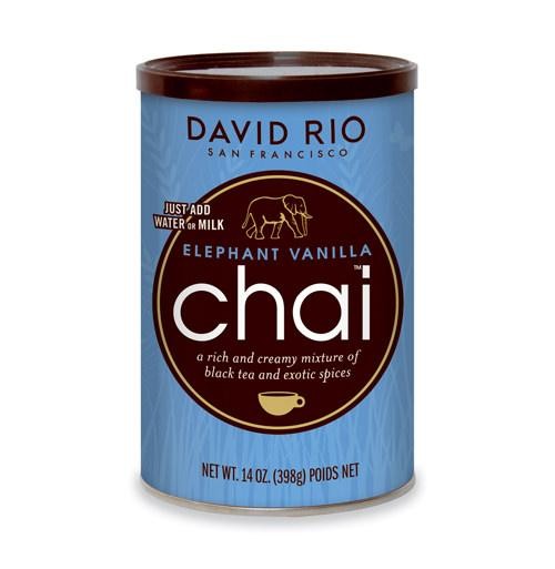 David Rio Elephant Vanilla Chai  Powdered Tea  14 Oz