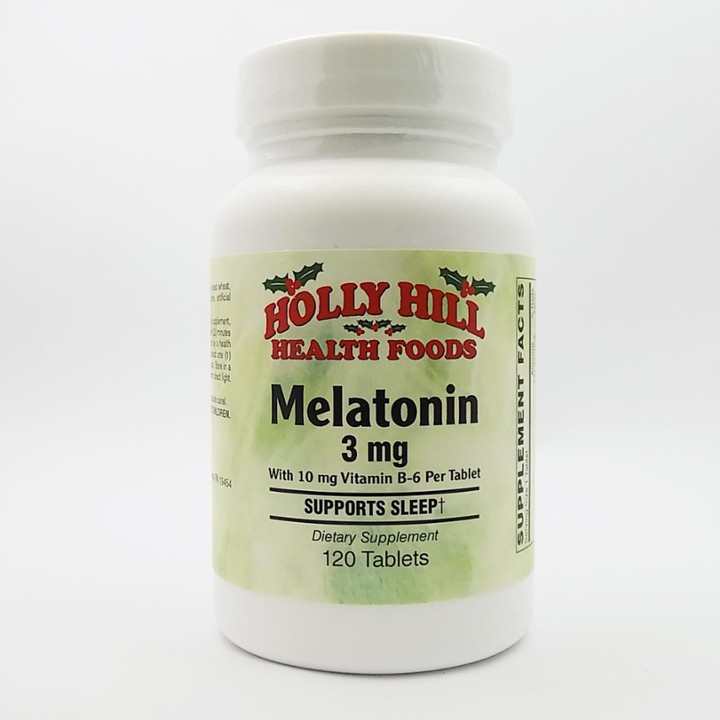 Melatonin 3 MG with B-6 (Supports Sleep)  120 Tablets