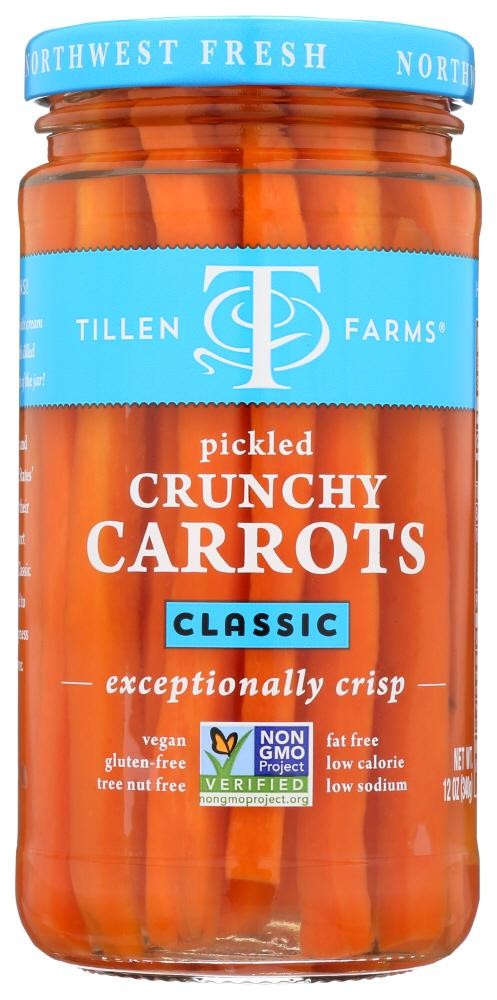Tillen Farms Crispy Pickled Carrots Classic 12 Oz
