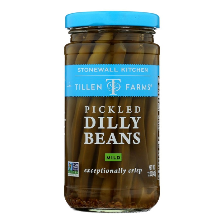 Tillen Farms Crispy Pickled Dilly Beans Mild 12 Oz