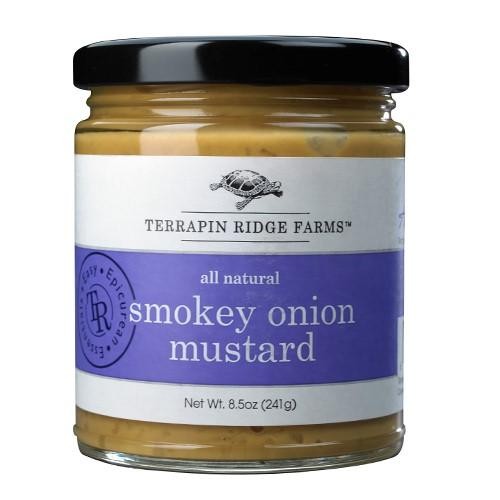 Smokey Onion Mustard 8.5 Oz Jar