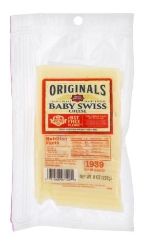 Pre-Sliced RBGH-Free Baby Swiss Cheese