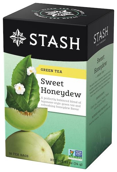 Green Tea Sweet Honeydew 18 Count by Stash Tea