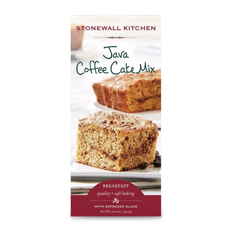 Stonewall Kitchen Java Coffee Cake Mix with Espresso Glaze