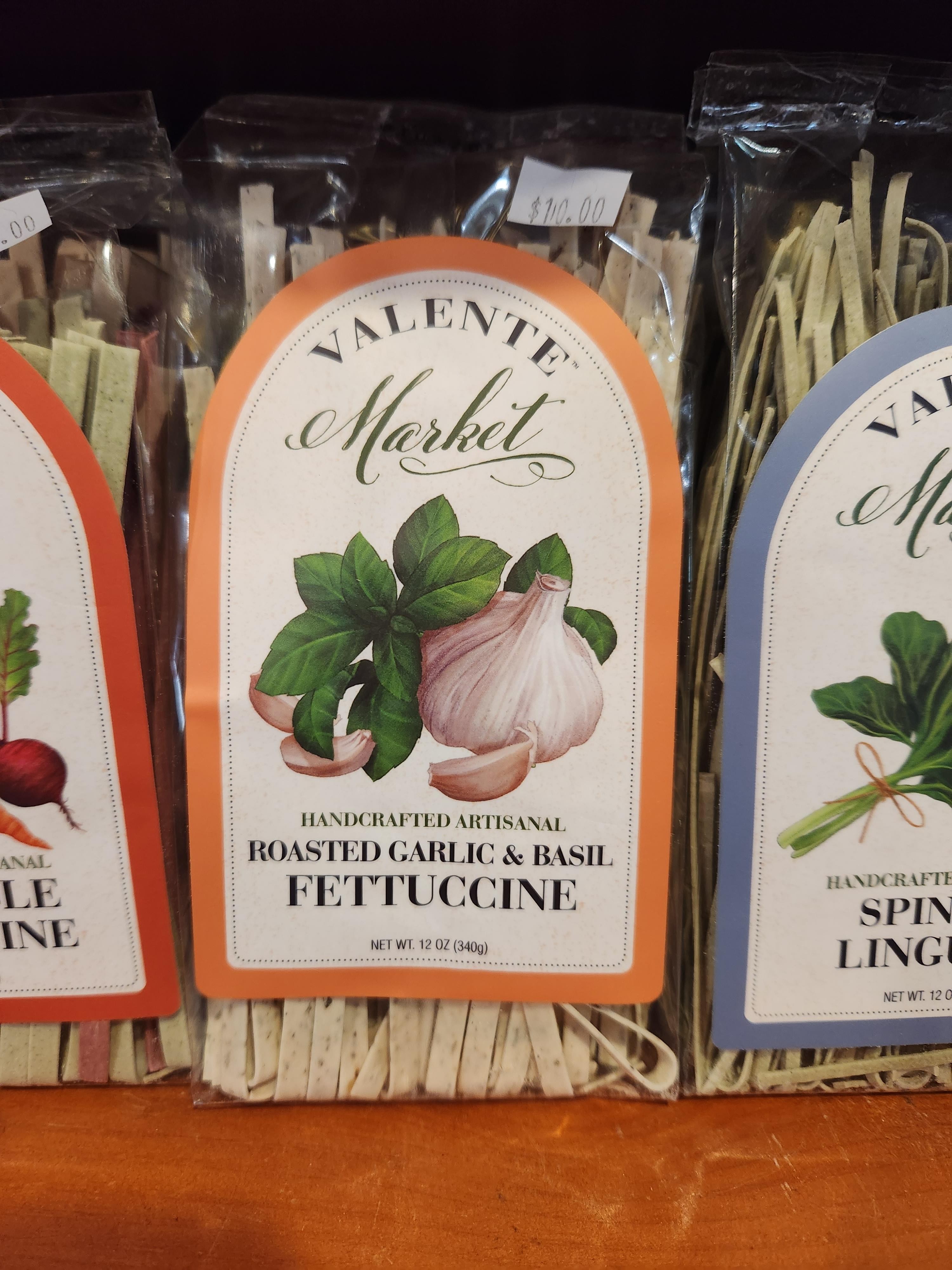Valente Roasted Garlic and Basil Fettucine
