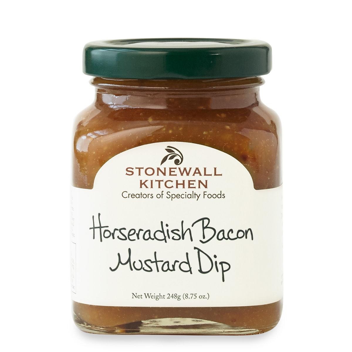 Stonewall Kitchen Dip Horseradish Bacon Mustard 8.75 Oz