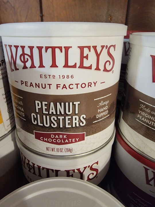 Whitley's, Dark Chocolatey Covered Peanut Clusters