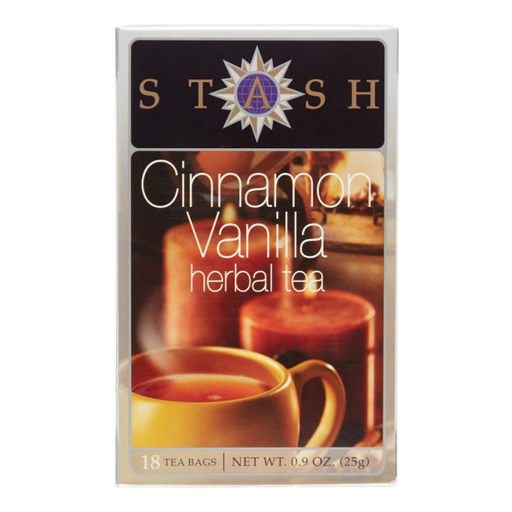 Herbal Tea Cinnamon Vanilla Caffeine Free 18 Count
