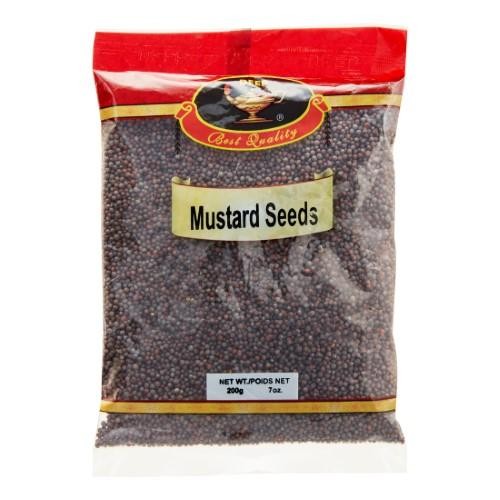 Deep Black Mustard Seeds, 7 Oz