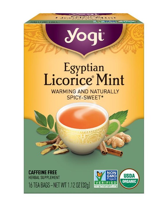 Yogi Tea Egyptian Licorice Mint | 16 Bags