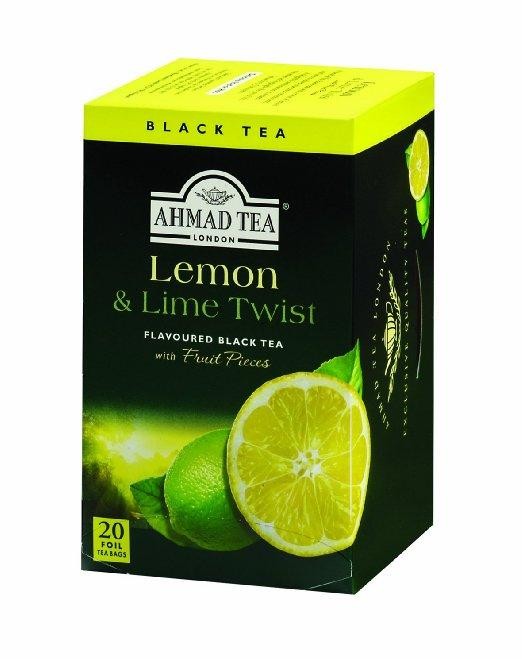 Ahmad Tea Lemon & Lime Black Tea 20 Tea Bags