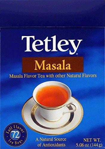 Tetley Masala Flavored Tea 72 Tea Bags
