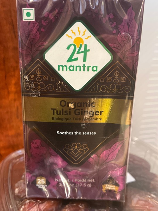 24 Mantra Organic Tulsi Ginger, Biologique 25 Tea Bags