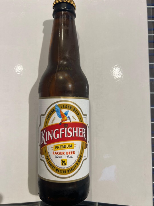 Kingfisher Lager Beer 12oz 4.8% Alc. Vol.